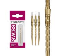 Target Darts Signature Swiss Point TRB | 3 Paquete Set de Tips | 35MM - Oro | Cambiar Dardo Puntas, Swiss Point Tecnología, Profesionales Dardos Accesorios