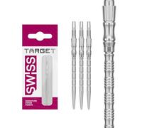 Target Darts Signature Swiss Point TRB | 3 Paquete Set de Tips | 42MM - Plata | Cambiar Dardo Puntas, Swiss Point Tecnología, Profesionales Dardos Accesorios