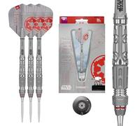 Target Darts Star Wars AT-AT 90% Tungsteno Punta de Acero Dardos, 24G | Plata Swiss Storm Puntos, Pro Grip Ejes, N.º 6 Pro Ultra Vuelos y Swiss Punto Herramienta