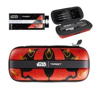 Target Darts Star Wars Darth Maul Boa Cartera | Estuche para Dardos Premium con Diseño Sith, Almacenamiento para Puntas Swiss Point, Carcasa Exterior Rígida y Soporte Organizado para Accesorios