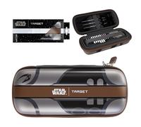 Target Darts Star Wars Mandalorian Boa Cartera | Premium Disney Dardos Estuche con Personaje Design, Swiss Punto Tip Almacenamiento, Rigid Outer Shell y Organizado Accesorios Holder