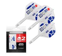 Target Darts Star Wars R2-D2 K Flex Integredas Dardos Vuelos & Ejes | R2D2 Paquete de 3 K-Flex, N.º 2 | Disney K-Flex Accesorios, Corto (19mm)