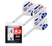 Target Darts Star Wars R2-D2 K Flex Integredas Dardos Vuelos & Ejes | R2D2 Paquete de 3 K-Flex, N.º 2 | Disney K-Flex Accesorios, Intermedio (26mm)