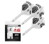 Target Darts Star Wars Storm Trooper K Flex Integredas Dardos Vuelos & Ejes | Stormtrooper Paquete de 3 K-Flex, N.º 6 | Disney K-Flex Accesorios, Intermedio (26mm)
