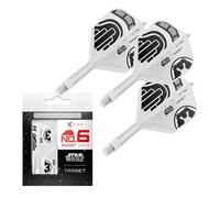 Target Darts Star Wars Storm Trooper K Flex Integredas Dardos Vuelos & Ejes | Stormtrooper Paquete de 3 K-Flex, N.º 6 | Disney K-Flex Accesorios, Corto (19mm)