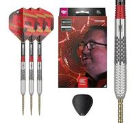 Target Darts Stephen Bunting G5 95% Tungsten Dart Set (18G), Dardos Punta de Acero Punta Suiza | Dardos Edición Jugador Generación 5 con Punta Suiza, Juego de Dardos Profesional