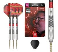 Target Darts Stephen Bunting G5 95% Tungsten Dart Set (22G), Dardos Punta de Acero Punta Suiza | Dardos Edición Jugador Generación 5 con Punta Suiza, Juego de Dardos Profesional