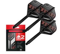 Target Darts Stephen Bunting K Flex Vuelos y Sistema de Ejes, No.2 | Pack de 3 Dardos Kflex All In One,Aaccesorios de Dardos Player Edition | Vástago de Dardos K-Flex - Medio (33mm)