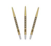 Target Darts Swiss FLT Dardo Puntos, Luke Littler Fallout Edición | Lote de 3 Puntas | 30MM/35MM/42MM - Oro/Argent/Negro | Cambiar Dardos Puntos, Textura Swiss Point, Professional Dardos, SP