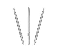 Target Darts Swiss Point SLK Luke Littler Puntas de Dardos (Juego de 3 Puntas) 30MM/35MM/42MM - Oro/Plata/Negro | Puntas de Dardos con Textura Rugosa, Puntas de Dardos de Acero de Repuesto