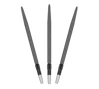 Target Darts Swiss Point SLK Luke Littler Puntas de Dardos (Juego de 3 Puntas) 30MM/35MM/42MM - Oro/Plata/Negro | Puntas de Dardos con Textura Rugosa, Puntas de Dardos de Acero de Repuesto
