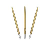 Target Darts Swiss Point SLK Luke Littler Puntas de Dardos (Juego de 3 Puntas) 30MM - Oro | Puntas de Dardos con Textura Rugosa, Puntas de Dardos de Acero de Repuesto