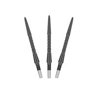 Target Darts Swiss Point Storm Dart Points, Surge (Paquete de 3 Puntas) 30MM - Negro | Cambiar Puntos de Dardo, Puntos de Tormenta Suizos, Accesorios de Dardos Profesionales