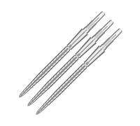 Target Darts Swiss Point Storm Dartspitzen, Quartz (Pack de 3 Puntas) 26MM - Plata | Puntas Intercambiables para Dardos, Puntas Swiss Storm, Accesorios Profesionales para Dardos