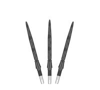 TARGET Darts Swiss Point Storm Puntas de Dardos de Acero, Onyx (Set de 3 Puntas) 30MM - Negro | Cambiar Puntos de Dardos, Puntas de Repuesto, Accesorios de Dardos Profesionales