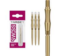 Target Darts Swiss Point Storm Puntas de Dardos, RST (Juego de 3 Puntas) 30MM/35MM/42MM - Oro/Plata/Negro | Cambiar Puntas de Dardos, Puntas Swiss Storm, Accesorios Profesionales para Dardos