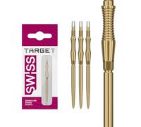 Target Darts Swiss Point Storm Puntas de Dardos, RST (Juego de 3 Puntas) 30MM/35MM/42MM - Oro/Plata/Negro | Cambiar Puntas de Dardos, Puntas Swiss Storm, Accesorios Profesionales para Dardos