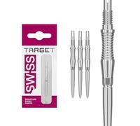 Target Darts Swiss Point Storm Puntas de Dardos, RST (Juego de 3 Puntas) 30MM - Plata | Cambiar Puntas de Dardos, Puntas Swiss Storm, Accesorios Profesionales para Dardos