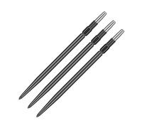 Target Darts Swiss Points, Juego de 3 puntas de dardo liso Swiss Point, 40 mm, negro | Cambio de puntas de dardo, accesorios de dardos profesionales