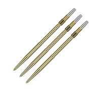 Target Darts Swiss Points, Puntas para Dardos Fire Swiss Point (Juego de 3 Puntas) 35MM, Oro | Puntas para Dardos de Cambio, Accesorios para Dardos Profesionales