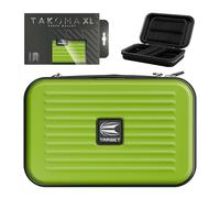 Target Darts Takoma - Cartera para Dardos, tamaño XL, Color Verde, Funda para Dardos con Capacidad para 6 Dardos, Soporte Protector de EVA con Bolsas Interiores de Doble Cierre, Accesorios