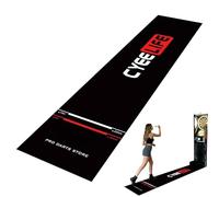 Target Game Mat - Dart Protection Rug, Floor Safety with Oche Line Setup, Heavy Duty Fabric Base, Sports Gear, Dart Carpet for Home Office Bar Training Lounge Indoor Outdoor Play Area Use