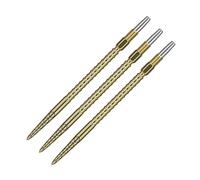 TARGET Golden 26 Mm Dart Tips Darts Puntos de Dardos Swiss Gold DS Diamond Surge Point, Unisex, Dorado