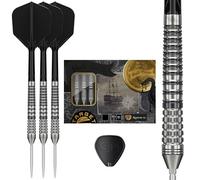 Target Japan Black Marque Renegade 4.0 Dardos con Punta de Acero y Kflex, 23G | Juego de Dardos con 90% de Tungsteno, Plumas y Varillas K-Flex N.º 6, Puntas Nano Swiss, Jugador Jun Kawashima