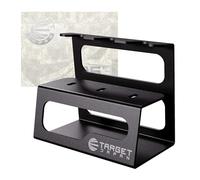 Target Japan Dart Stand | 3 Dardos Pantalla, DS3 01 Soporte Metálico para Dardos de Acero o Punta Blanda, Acabado Negro Mate