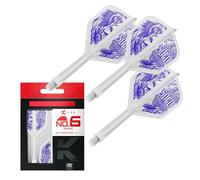 Target Japan K-Flex Solo Keita ONO No.6 Plumas y Cañas para Dardos KFlex | Pack de 3 Accesorios K Flex Player Edition | Cañas para Dardos KFlex, Intermedio (26mm)