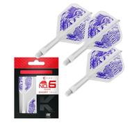 Target Japan K-Flex Solo Keita ONO No. Plumas y Cañas para Dardos KFlex | Pack de 3 Accesorios K Flex Player Edition | Cañas para Dardos KFlex, Corto (19mm)
