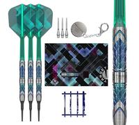 Target Japan Kaze Series Ceros 03 con Punta Blanda Dardos y Kflex, 19G | Juego de Dardos con 90% de Tungsteno, Plumas y Varillas K-Flex, Puntas Pixel 2BA, Puntas de Acero para Conversión