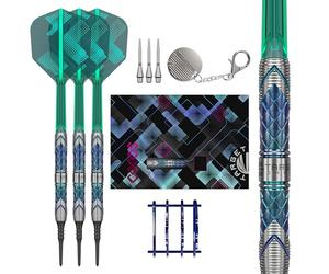 Target Japan Kaze Series Ceros 03 con Punta Blanda Dardos y Kflex, 19G | Juego de Dardos con 90% de Tungsteno, Plumas y Varillas K-Flex, Puntas Pixel 2BA, Puntas de Acero para Conversión