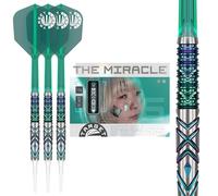Target Japan La Miracle G6 Soft Tip Dardos con Kflex, 19G | Juego de Dardos Yuta Hayashi Generation 6, 90% Tungsteno, Plumas y Ejes K-Flex, Puntas Pixel 2BA