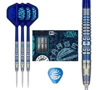 Target Japan Mizu Serie Punta de Acero Dardos, 23G Barrel 01 | 90% Tungsteno Dardos, K-Flex N.º 2 Vuelos y Ejes, Swiss Nano Puntos y SP Herramienta Incluidos