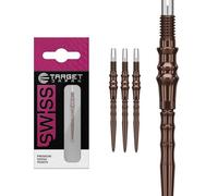 Target Japan Premium Swiss Puntos, Juego de 3 Puntas 30MM - Sílice | Cambiar Puntas de Dardos, Puntas de Repuesto, Accesorios Profesionales para Dardos