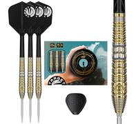 Target Japan Prime Series Hot Shot G2 Punta de Acero Dardos con Kflex 22G | 90% Tungsteno Dardos Set, K-Flex Vuelos y Ejes N.º 6, Nano Suizos Puntos Consejos, Harith LIM Gen 2