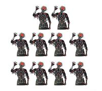 Target Paper - Paquete de 10 unidades, pecho de cabeza de 17.7 x 12.6 pulgadas para objetivos de anillo para campos de deportes al aire libre y práctica de caza, para hojas de entrenamiento (1)