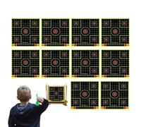 Target Paper - Training Paper Target, Range Targets, Square Visual Design Training Tools, Weather-Resistant Pappers Targets for Outdoor Youth Teens Son Daughter Student Men Women Boys Girls