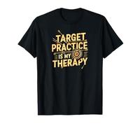 Target Practice Is My Therapy Archery Bow Arrow Camiseta
