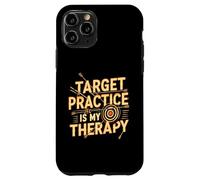 Target Practice Is My Therapy Archery Bow Arrow Carcasa para iPhone 11 Pro