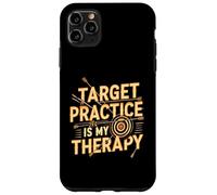 Target Practice Is My Therapy Archery Bow Arrow Carcasa para iPhone 11 Pro MAX
