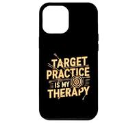 Target Practice Is My Therapy Archery Bow Arrow Carcasa para iPhone 12 Pro MAX