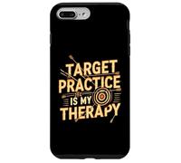 Target Practice Is My Therapy Archery Bow Arrow Carcasa para iPhone 7 Plus/8 Plus