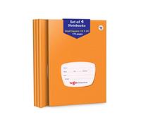 TARGET PUBLICATIONS Cuadernos pequeños cuadrados para niños y estudiantes, 172 páginas rayadas, libros de matemáticas para niños, 18 x 24 cm, encuadernación suave, 4 unidades, GSM 58