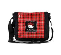 Target Shoulder Bag Hello Kitty Bolso Bandolera, 36 cm, Negro (Nero)