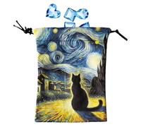 Targhere Taroct Cash, bolsas bolsas para tarot,Puerta de bolsa de núcleo de conducto de 13 x 18 cm - Funda de protección del mazo para los mazos Oracle, se adapta a la mayoría de las cartas de dioses