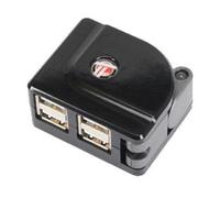 Targus 4 Port USB 2.0 Travel Hub 480 Mbit/s Negro - Concentrador (480 Mbit/s, Notebook, Negro, 0,6 m, 50,8 mm, 43,2 mm)