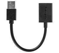 Targus ACC1104GLX - Cable USB (0,1 m, USB A, USB C, 2.0, 5000 Mbit/s, Negro)