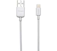 Targus ACC96101EU - Cable de carga conexión Lightning a USB 1 m, blanco
